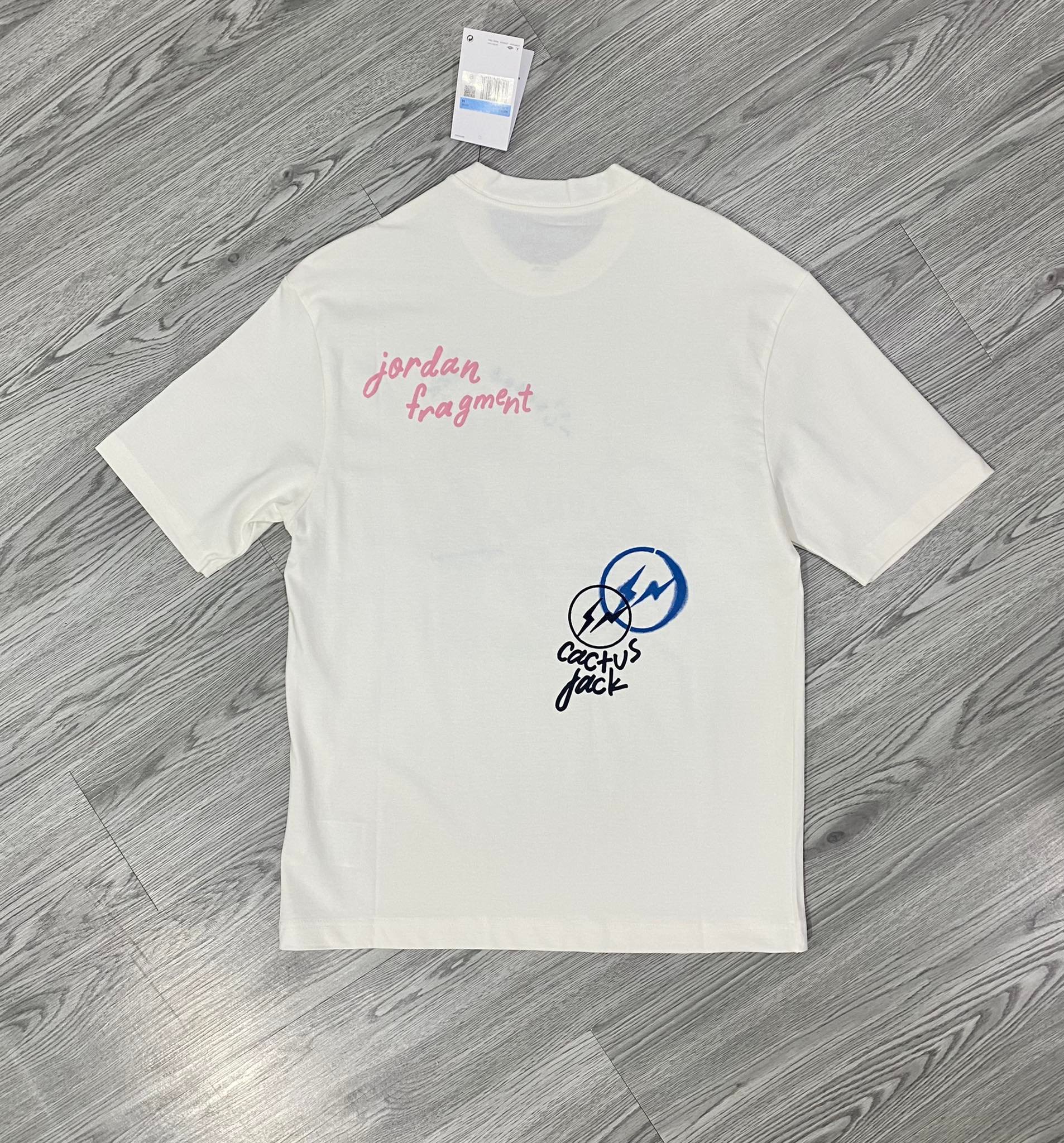 Áo Thể Thao Hè - Nike Jordan x Travis Scott x Fragment Design 'White' - DJ0620-133