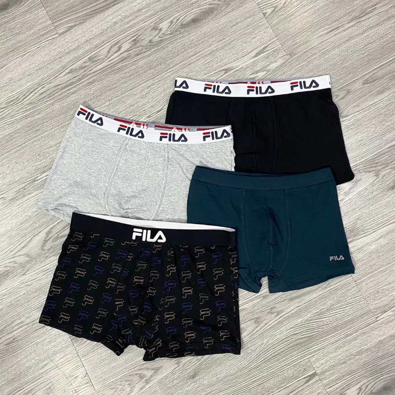 Quần Underwear - Fila Noir Underwear Pure Cotton Breathable Boxer Pants - ( 1 Pack/ 3 Chiếc ) - UNF-004 Quyetsneaker