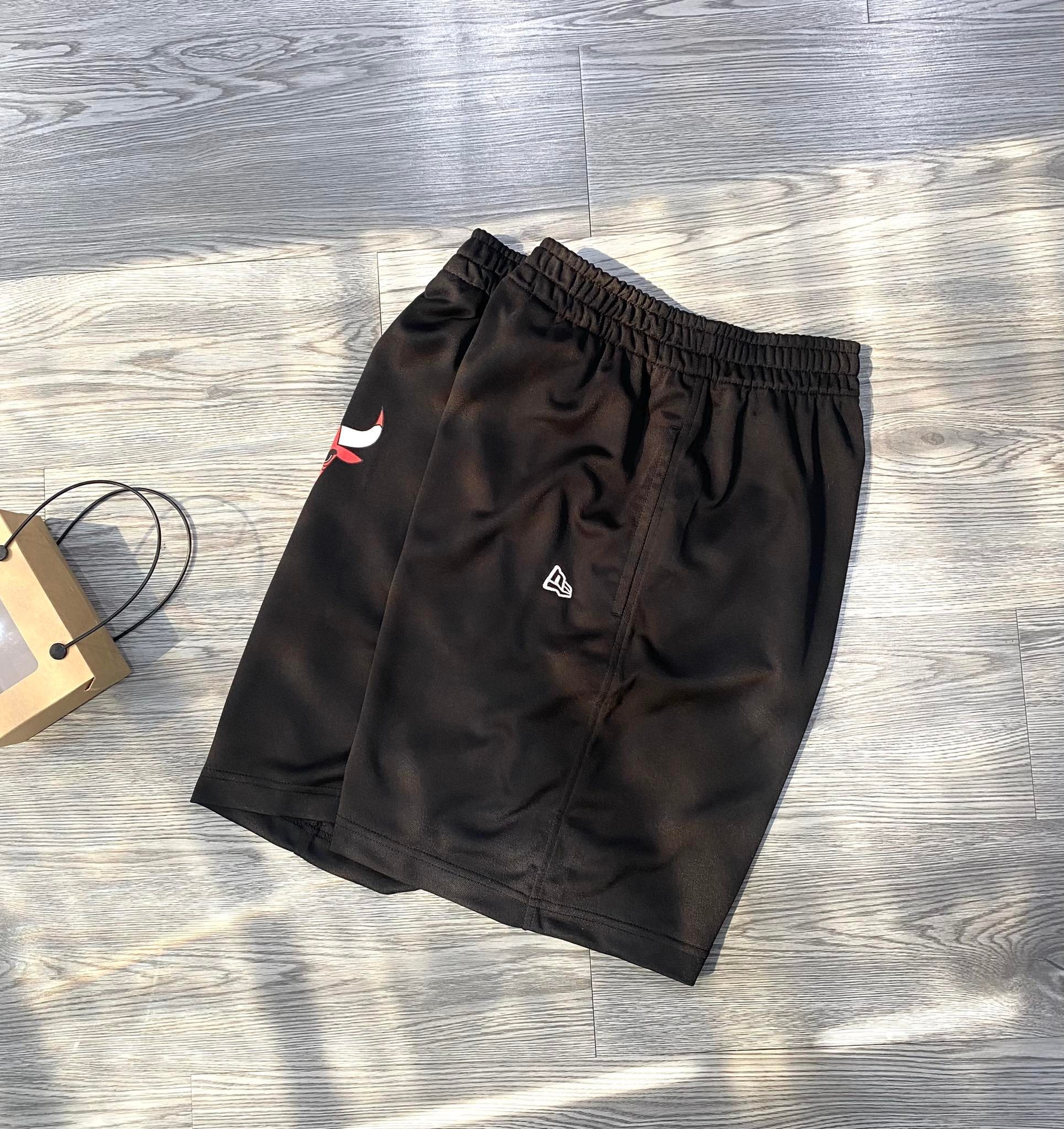 MARCELO BURLON Chicago Bulls Tape Shorts, Black/ Multi – OZNICO