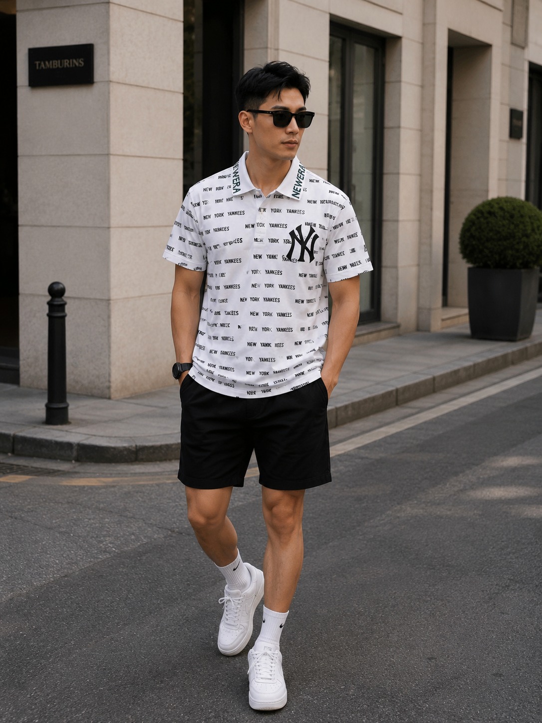 Áo Polo Chính Hãng - New Era New York Yankees 'White' - 14539963
