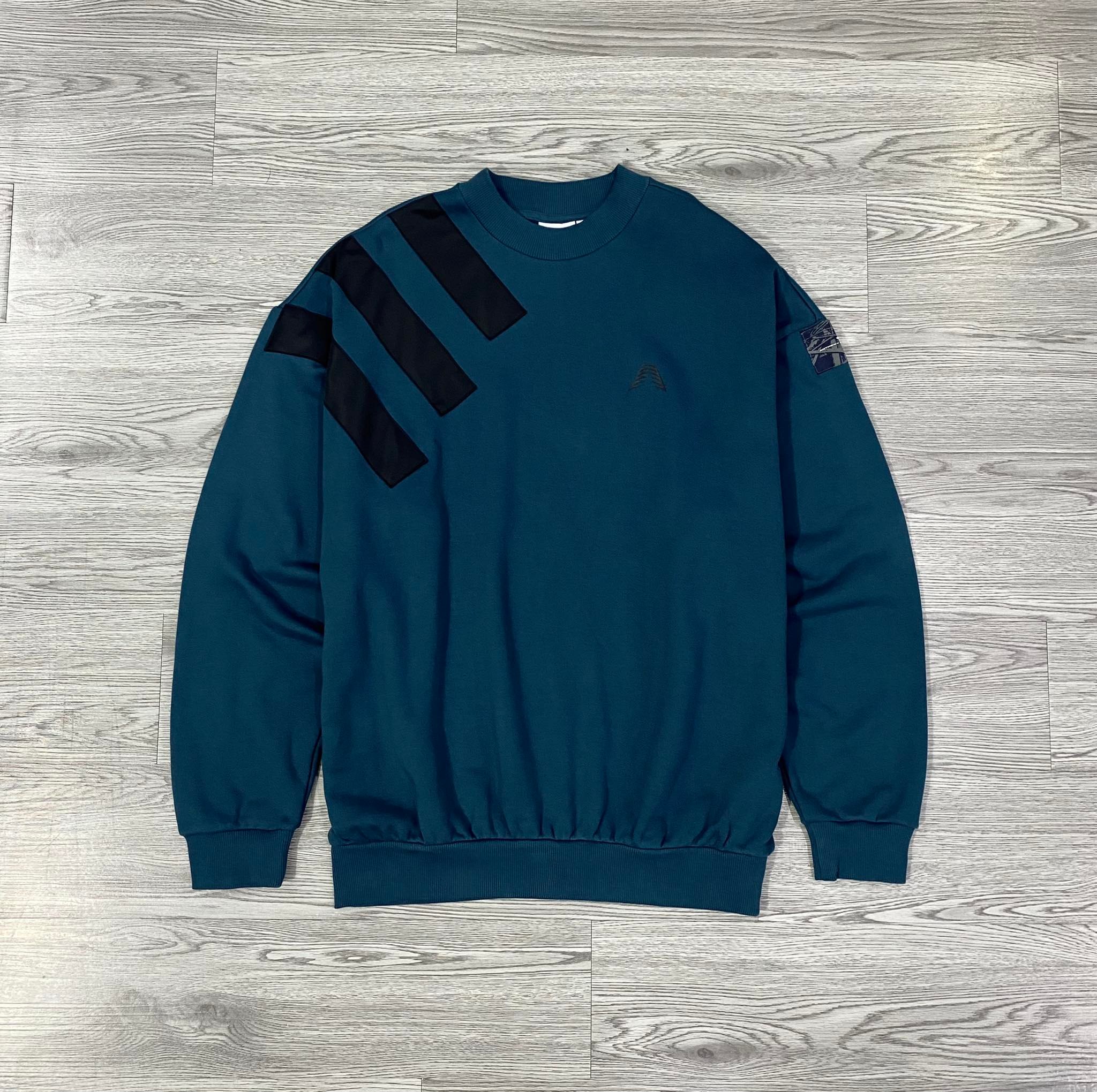 Áo Sweater Chính Hãng - adidas Anthony Edwards Foun Crew Sweatshirts Xanh Cổ Vịt - IM8231