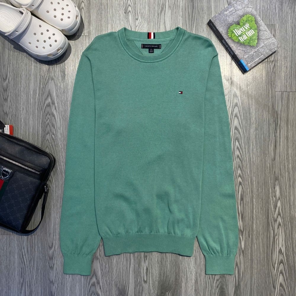 Áo Sweater Chính Hãng - Áo Len Tommy Hilfiger 'Mint' - 78J8222-01