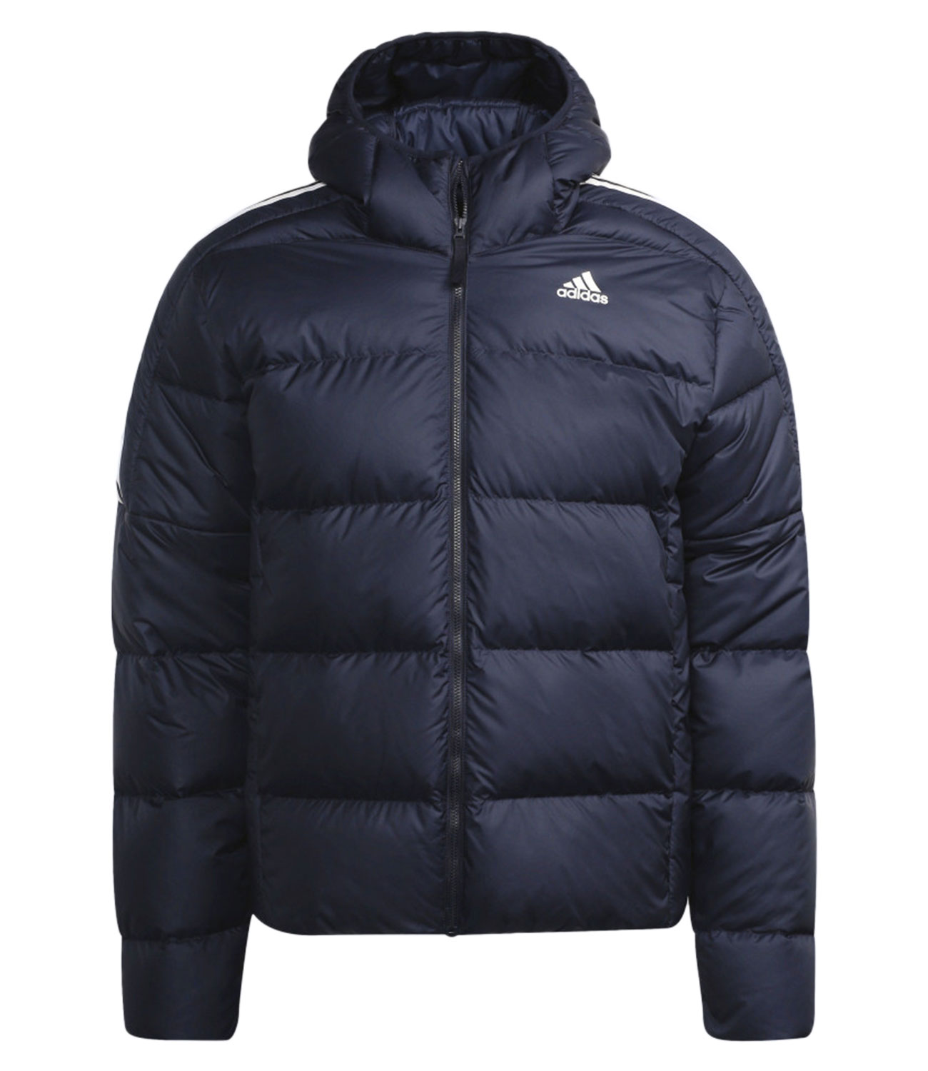 ÁO KHOÁC CHÍNH HÃNG - ADIDAS ESSENTIALS MIDWEIGHT DOWN HOODED JACKET NAVY - GT9133