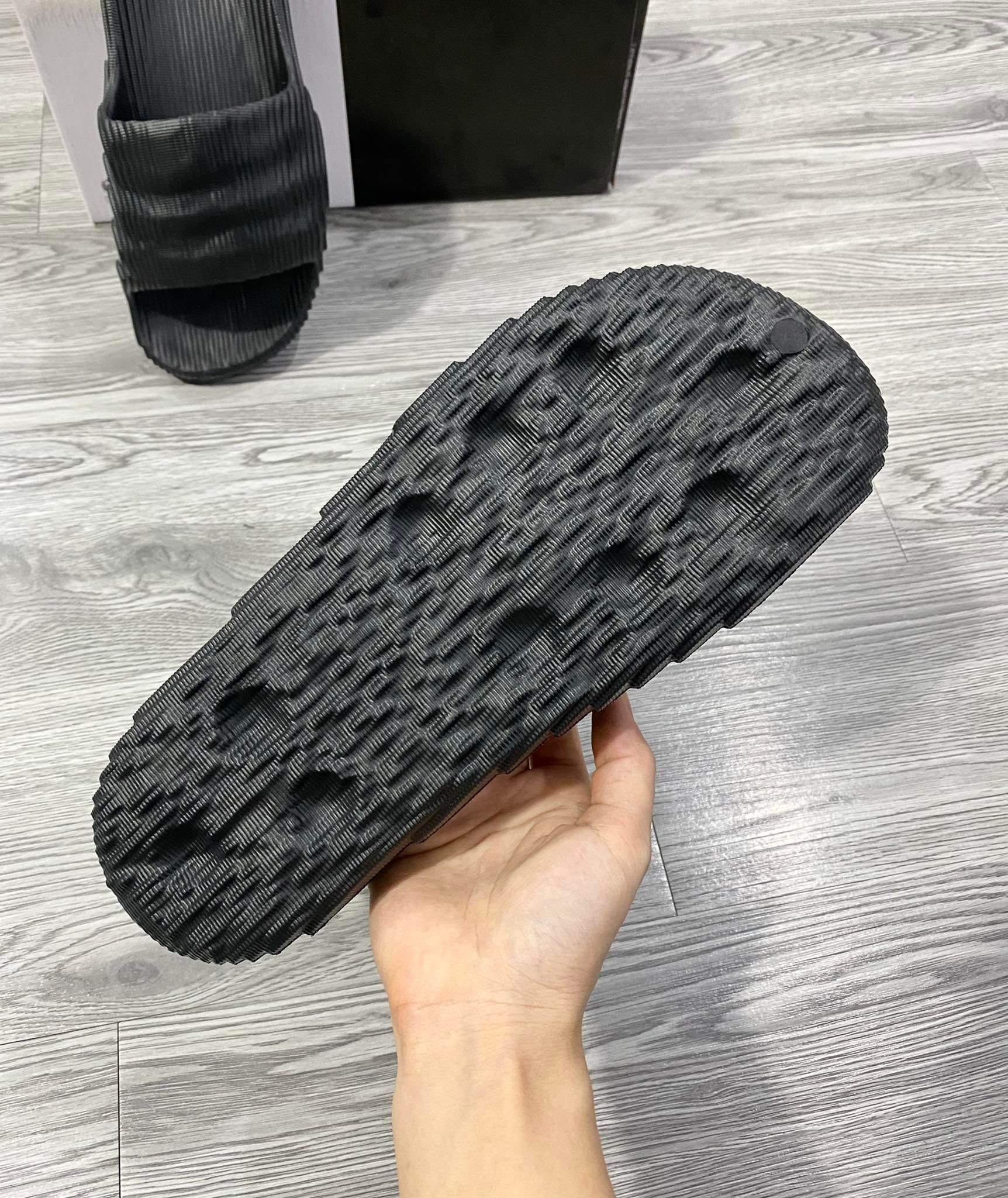 Dép Chính Hãng - Adidas Adilette 22 Slides 'Black'- ID4925