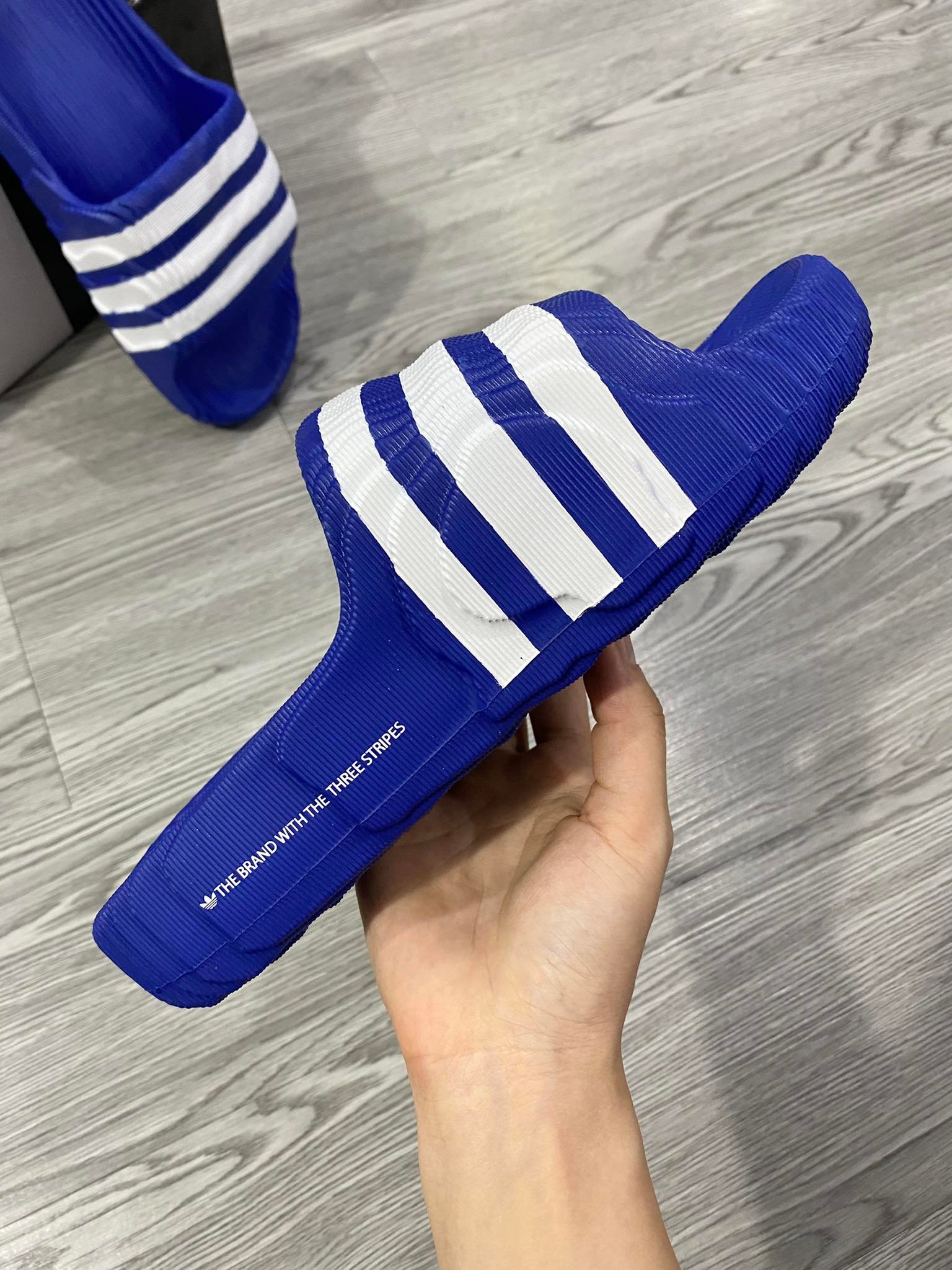 Dép Chính Hãng - Adidas Adilette 22 Slides 'Blue' - IF3667