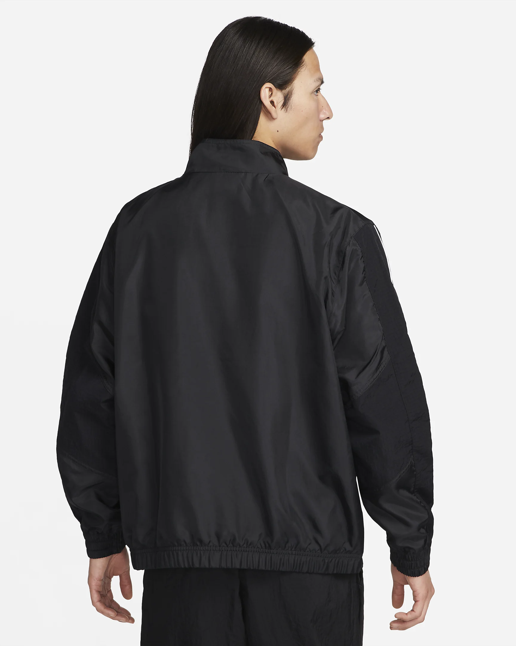 ÁO KHOÁC CHÍNH HÃNG - Nike Men's Woven Tracksuit Jacket 'Black' - FN7687-010