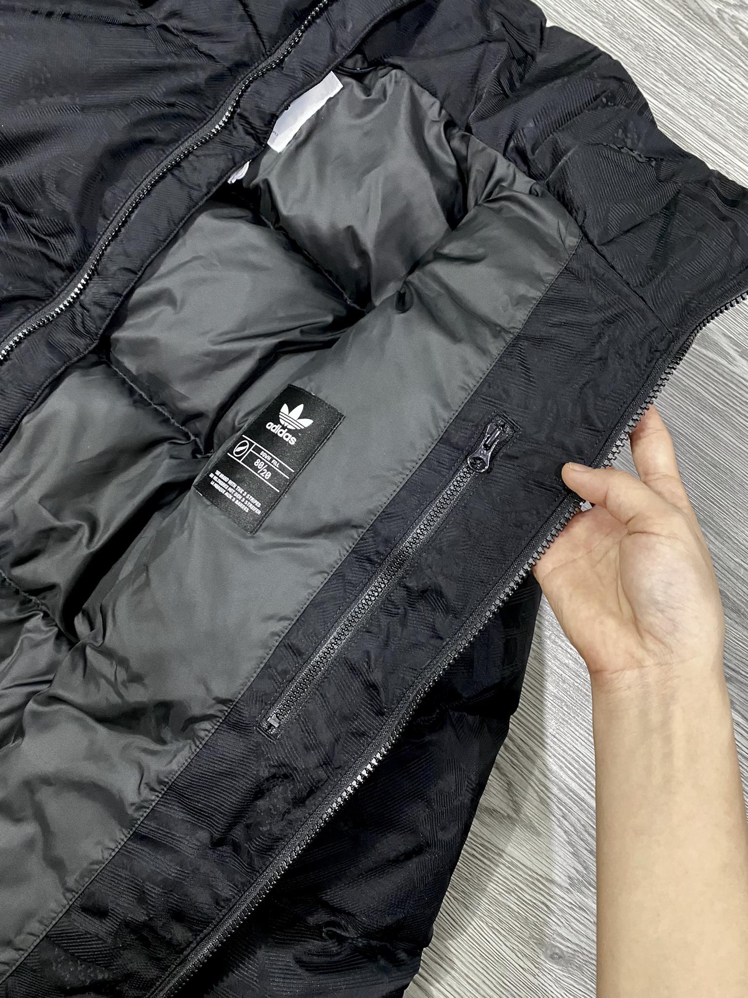 Áo Khoác Chính Hãng - Adidas  Rekive Down Regen Hooded Puffer Jacket - Black - HL9218
