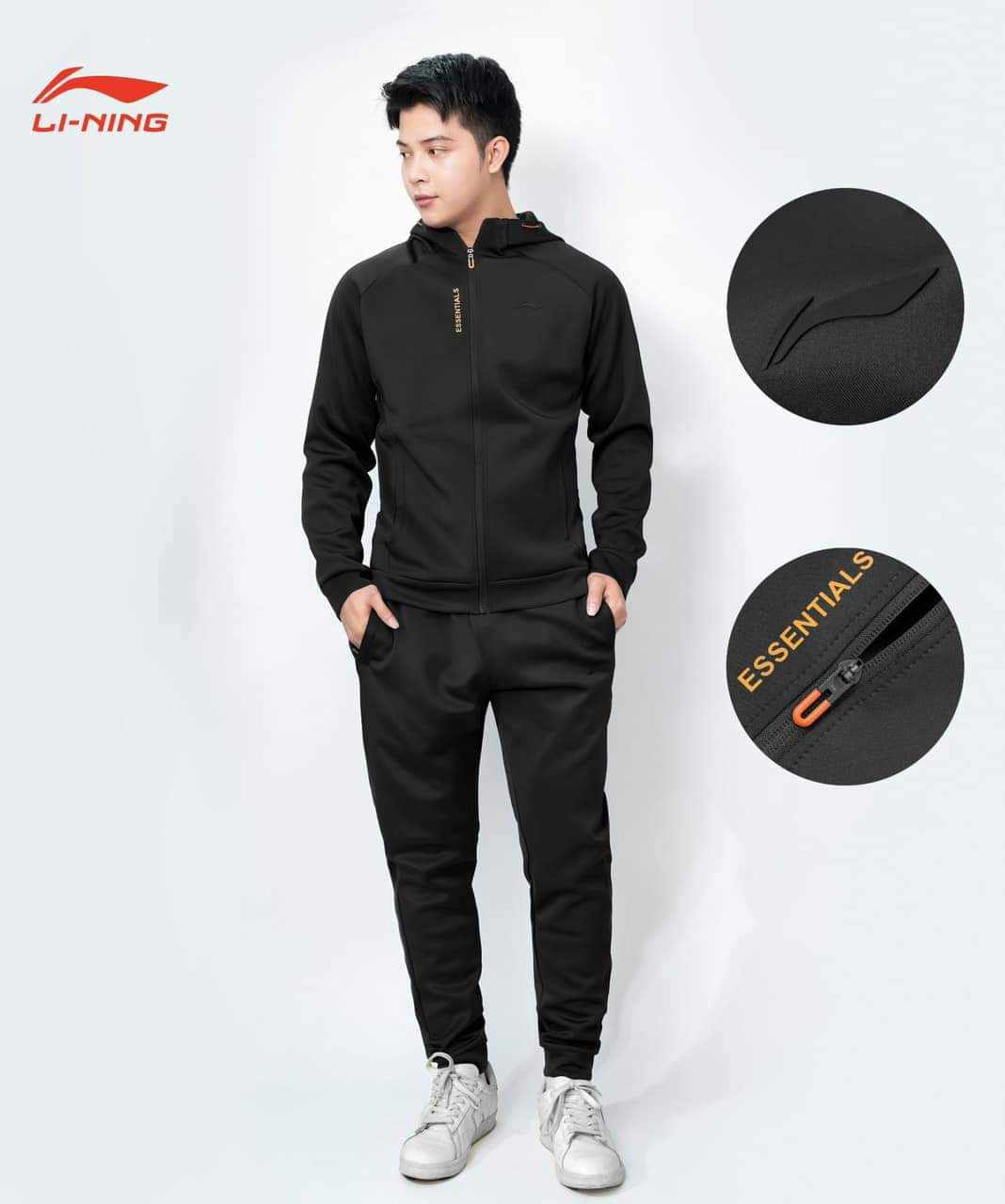 Bộ Thể Thao Li-Ning TrackSuit Training Có Mũ - HL1-010