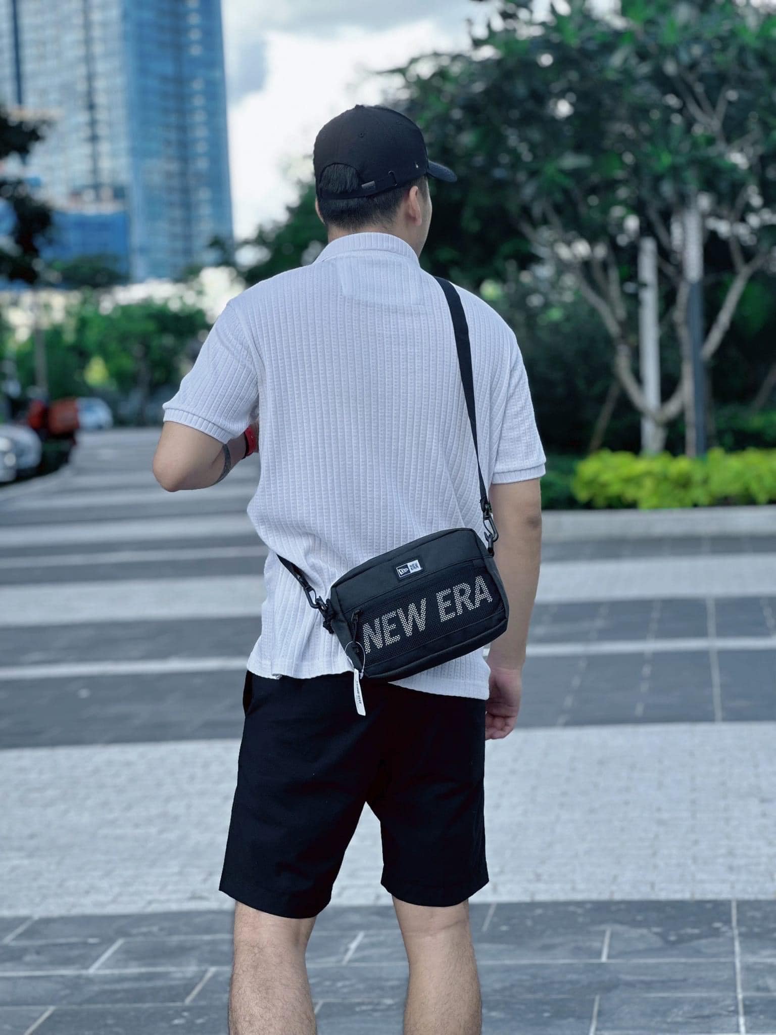 PHỤ KIỆN CHÍNH HÃNG - Túi Chéo NAM/NỮ New Era Shoulder Pouch Bag Black - 12325633