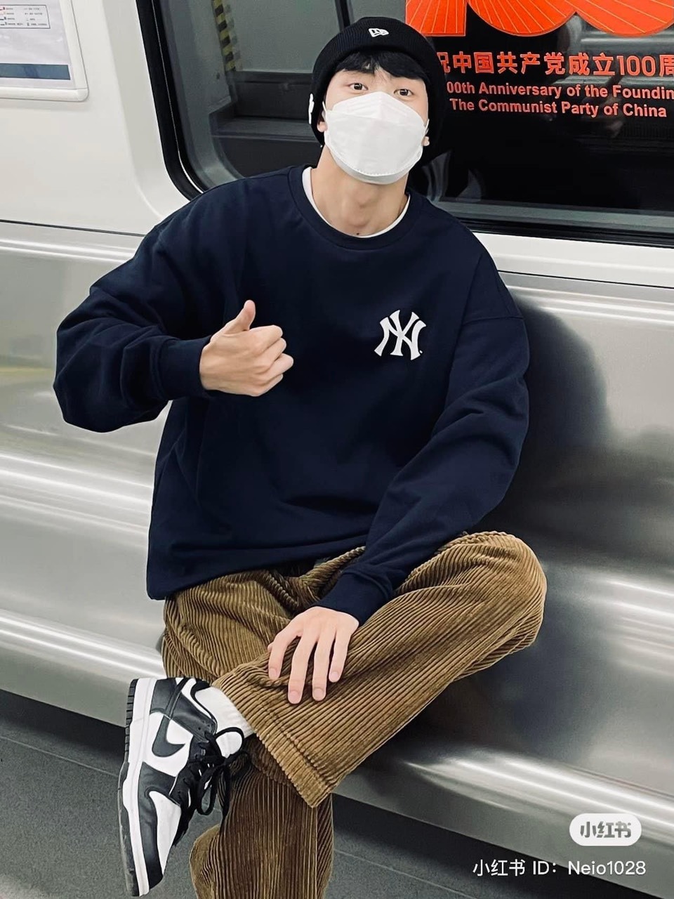 Áo Sweater Chính Hãng - New Era x MLB Big Logo Neyyan SW 'Navy' - 12727850-N