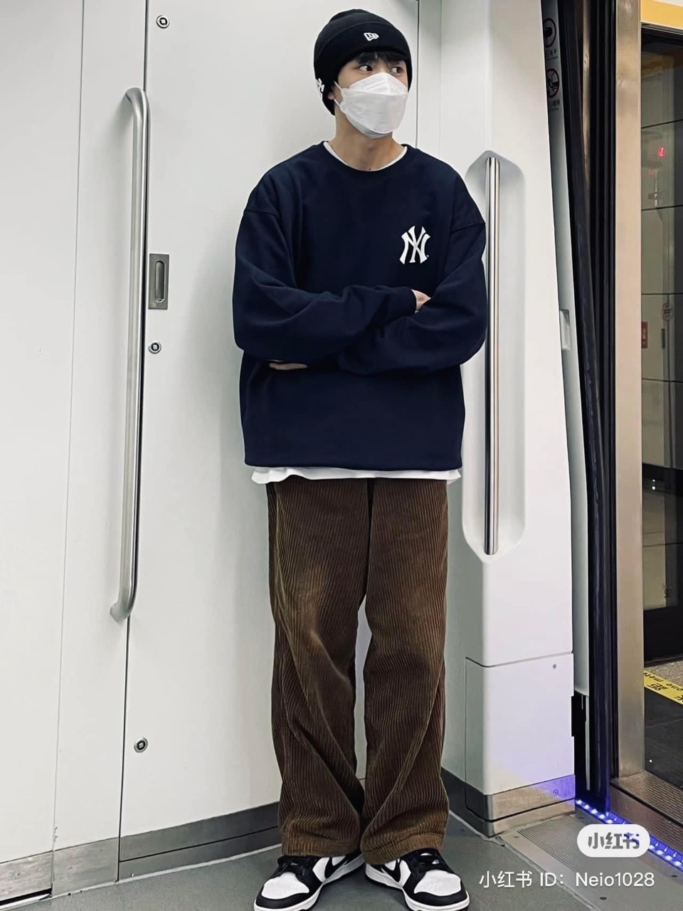 Áo Sweater Chính Hãng - New Era x MLB Big Logo Neyyan SW 'Navy' - 12727850-N