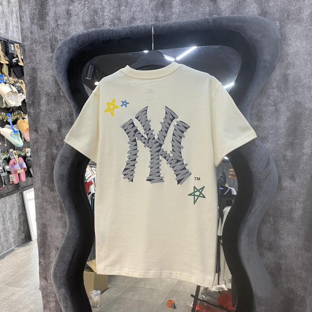 Áo Thể Thao Hè - Newera NY Yankees Crayon Ivory  Begie - 13789154