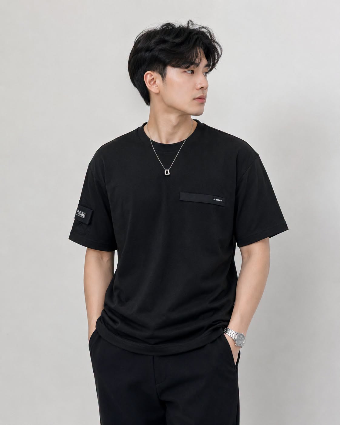 Áo Tshirts Chính Hãng - Komont Cotton T-Shirt 