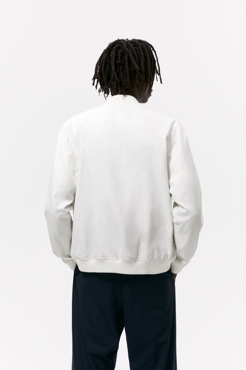 Áo Khoác Chính Hãng - Áo Bomber Zara ''White'' - 2753/400/401