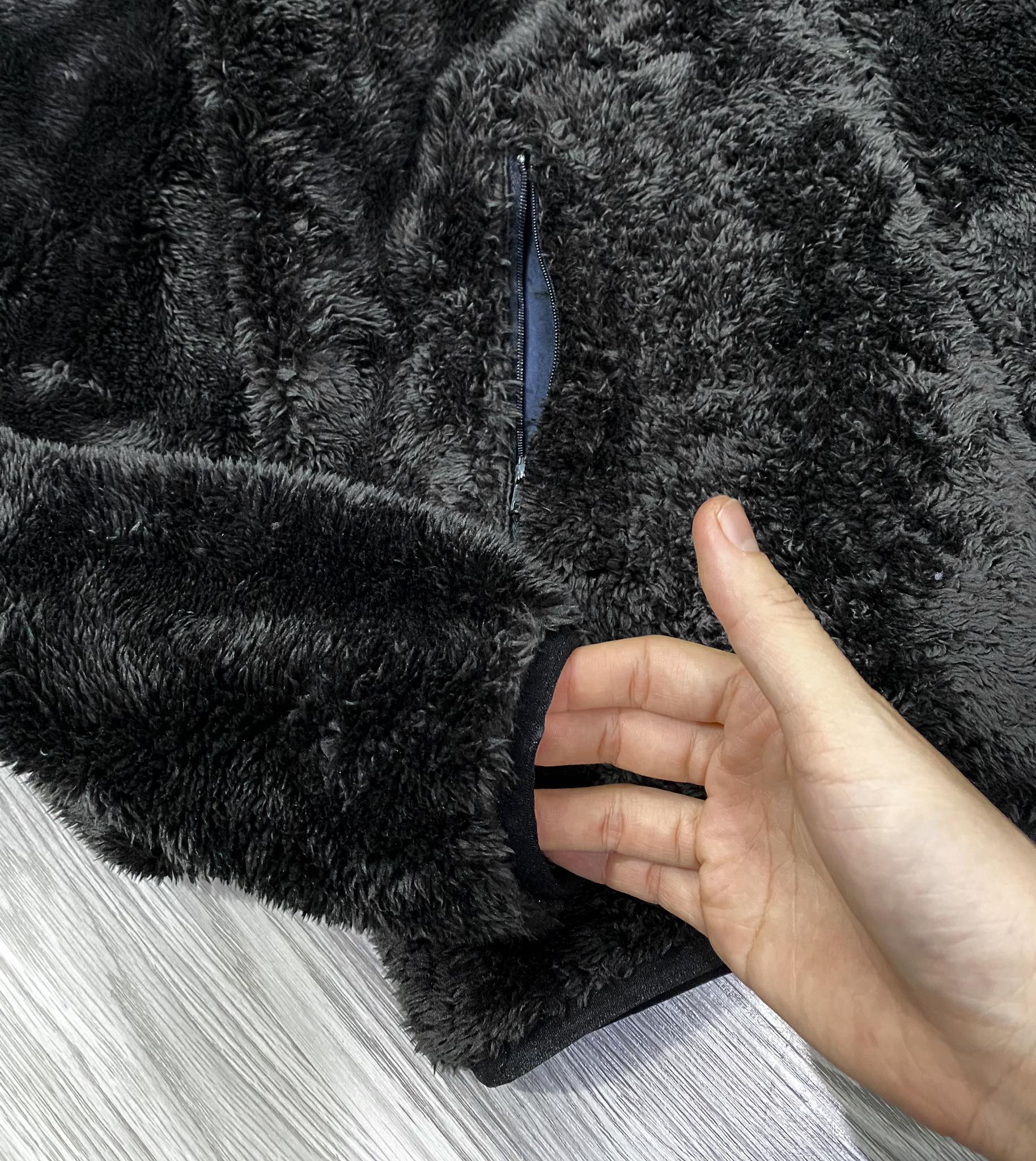 Áo Khoác Chính Hãng - Áo Lông Covernat Khoá Zip Black - COV-010