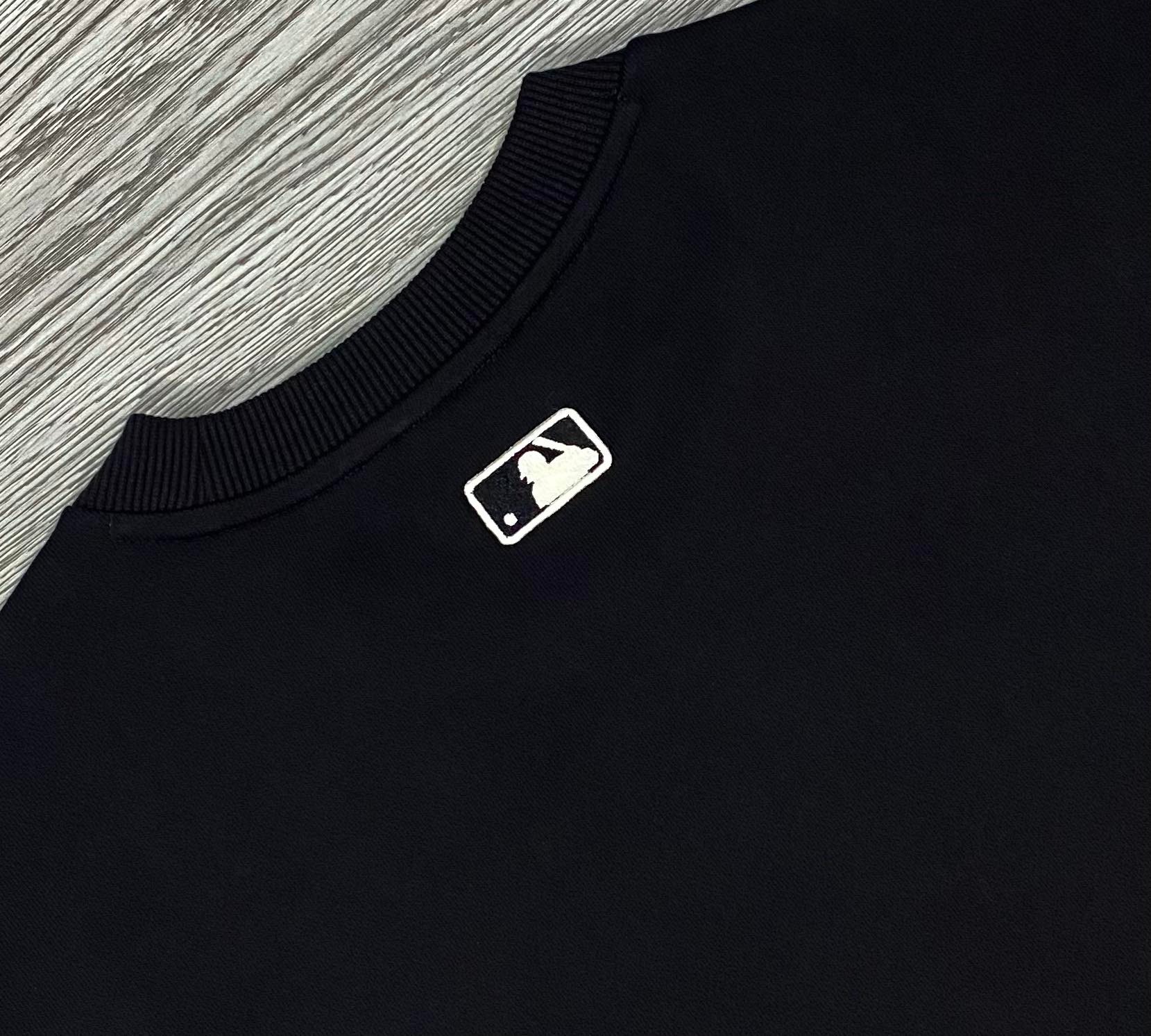 Áo Sweater Chính Hãng - MLB Big Logo New York Yankees 'Black' - 3AMTB-222