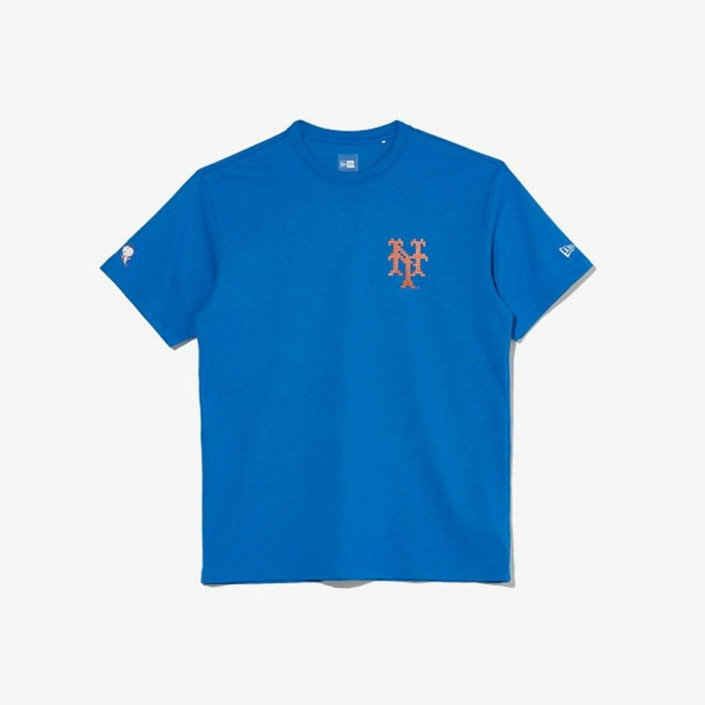 Áo Thể Thao Hè - Áo Thun Nam Nữ New Era MLB New York Mets 8 Bit Logo Tee - 12866564 Quyetsneaker