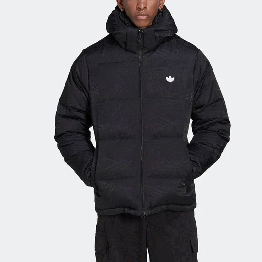 Áo Khoác Chính Hãng - Adidas  Rekive Down Regen Hooded Puffer Jacket - Black - HL9218