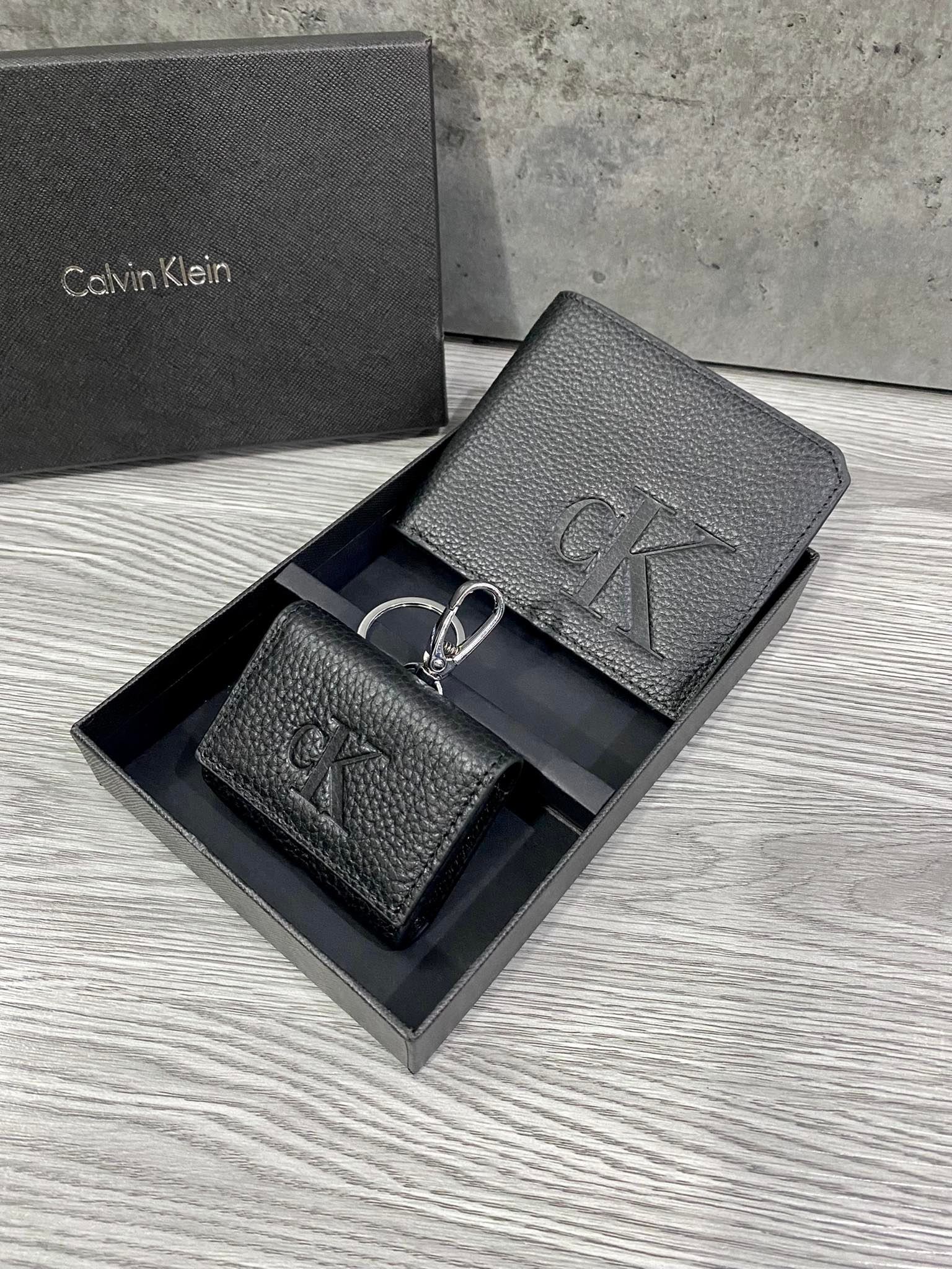 Phụ Kiện Chính Hãng - Set Ví Nam Calvin Klein 