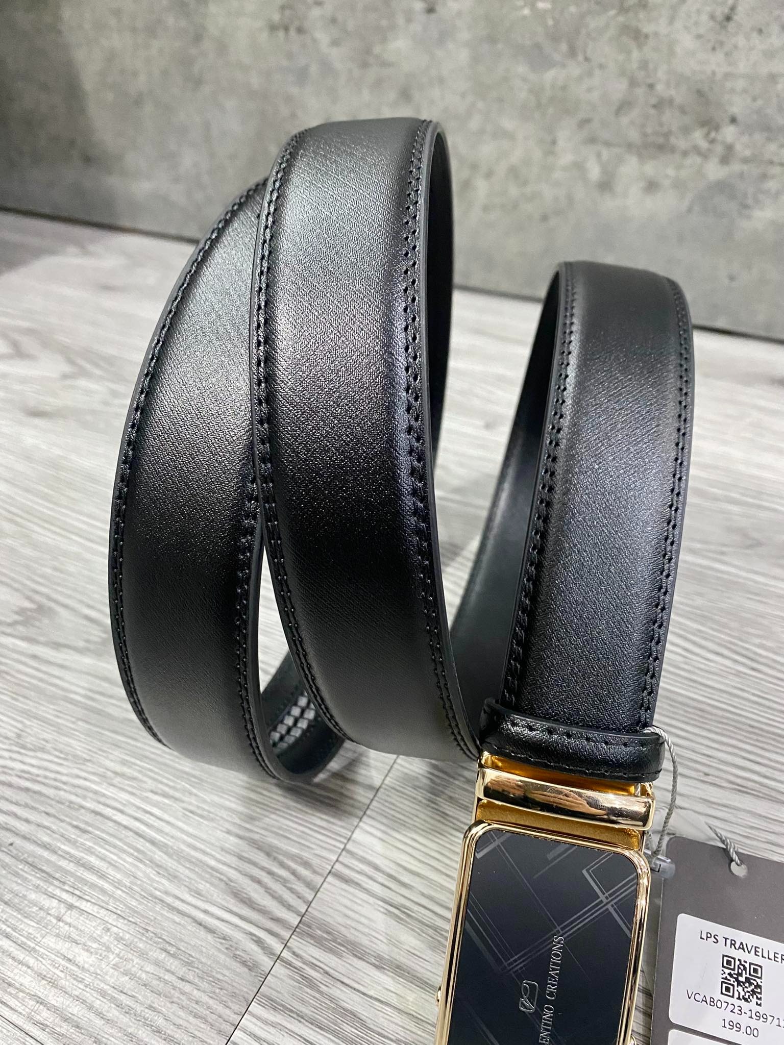 Phụ Kiện Chính Hãng - Thắt Lưng Valentino Creations LPS Traveller 'Black' - VCAB0723-1997124