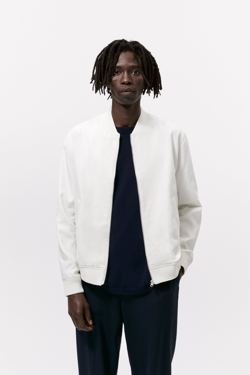 Áo Khoác Chính Hãng - Áo Bomber Zara ''White'' - 2753/400/401