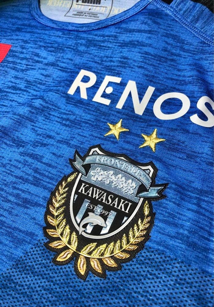 Áo Tshirts Chính Hãng - Puma CLB Football Fujitsu Renosy Blue - 762620-11