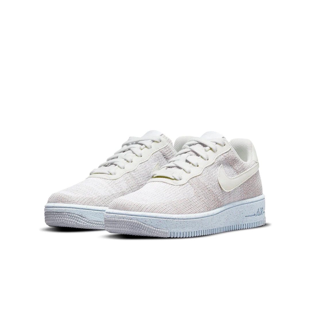Giày Casual Chính Hãng - Nike Air Force 1 Crater Flyknit 'White Chambray Blue'- DH3375-101