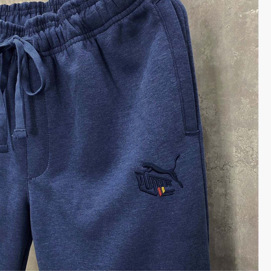 Bộ Thể Thao Chính Hãng - Puma Jeans Jogger Navy Đậm - BPM-455