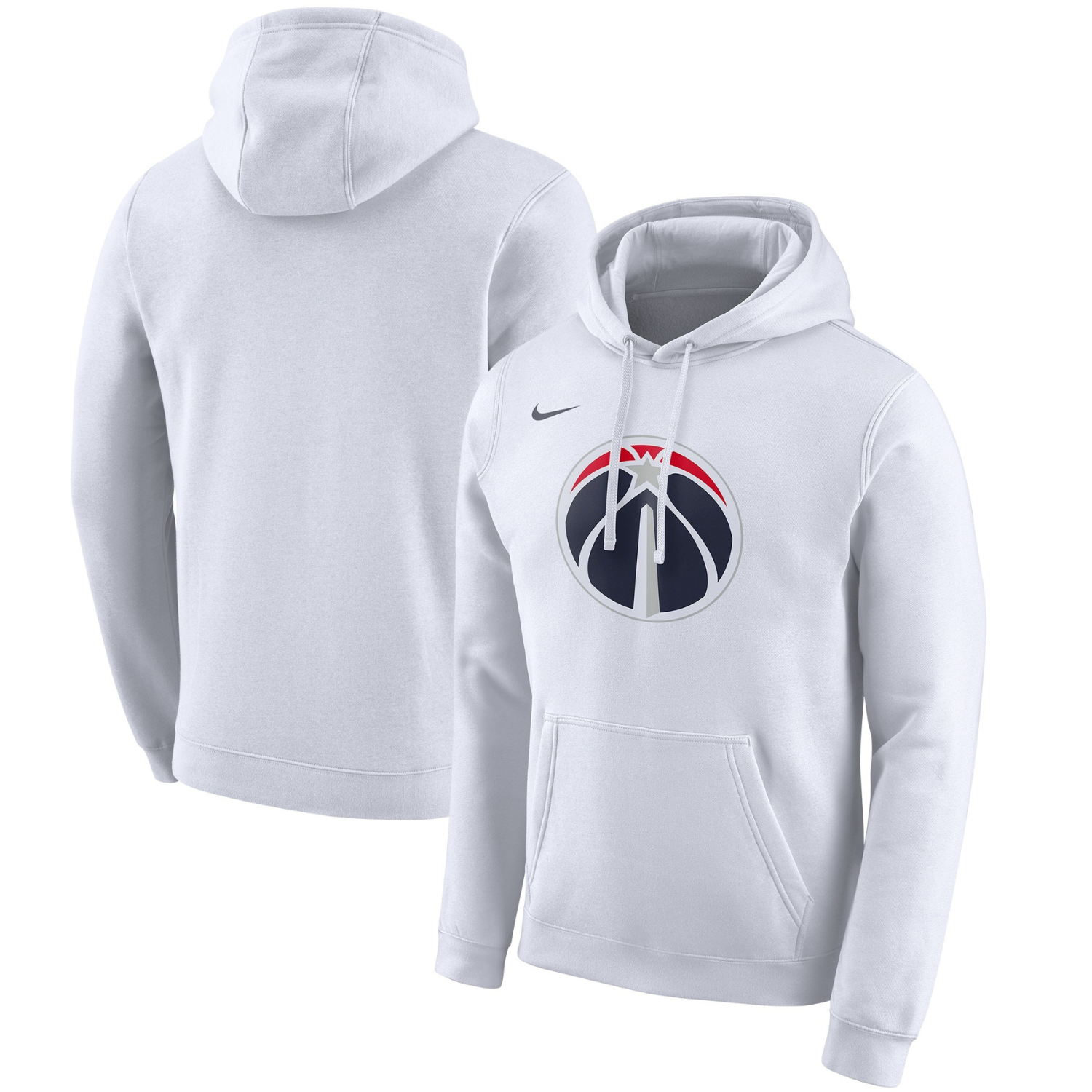 Áo Hoodie Chính Hãng - Nike Youth Washington Wizards City Edition Club 'White' - CD3270-100