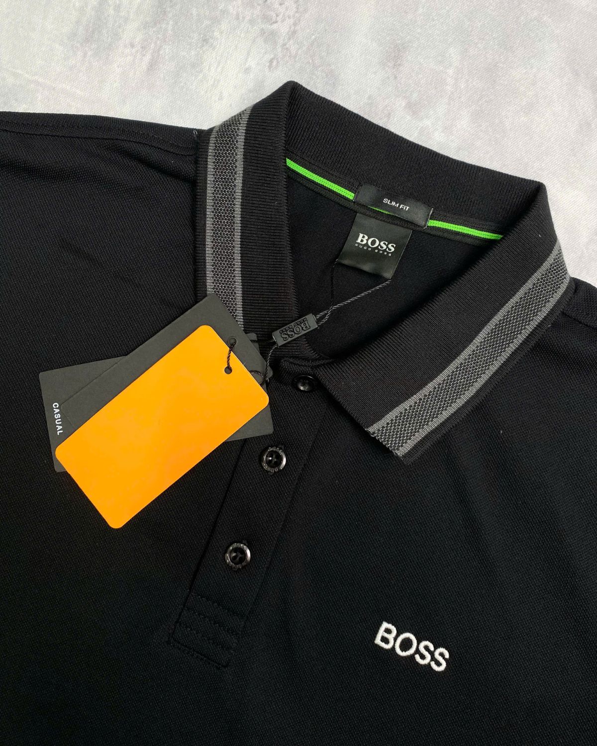 Áo Sweater Chính Hãng - Hugo Boss Paddy Polo ''Black/Grey'' - 8044818-040