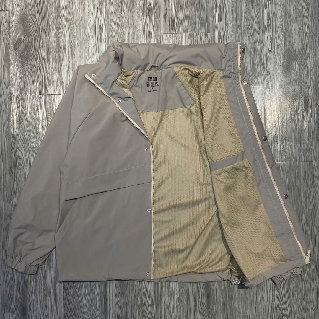 Áo Khoác Gió Chính Hãng - Uniqlo WINDPROOF STAND BLOUSON 
