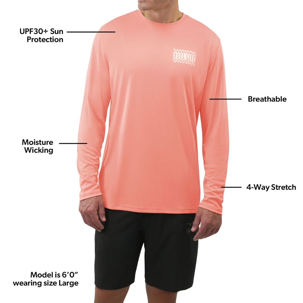 Áo Sweater Chính Hãng - Reel Life Men's Long Sleeve UV T-Shirt 