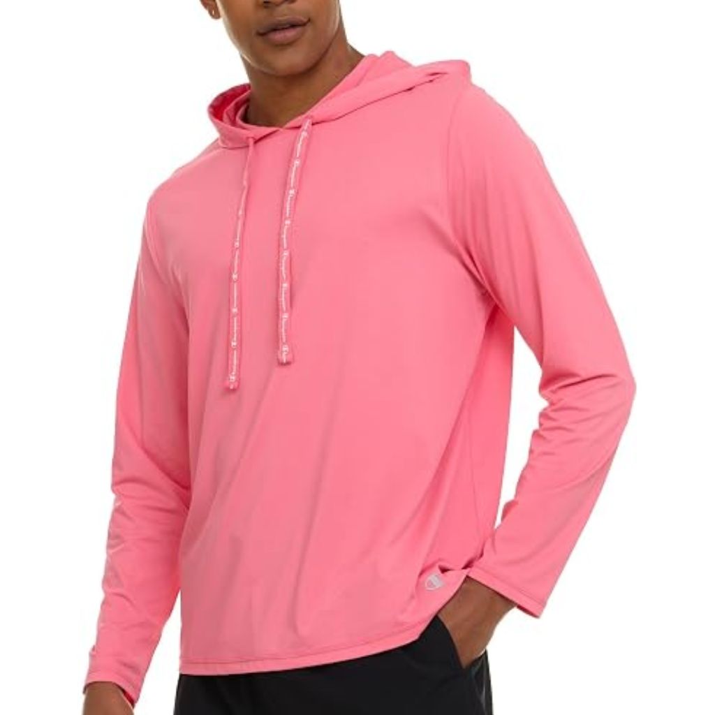 Áo Hoodie Chính Hãng - Champion UV-Protection Hoodie “Coral” - B0F7HZXBL6