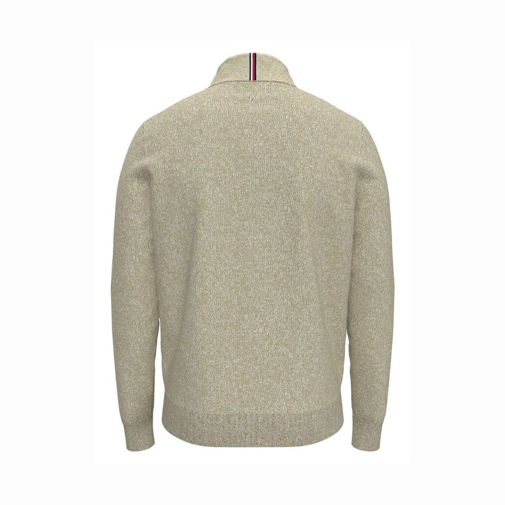 Áo Sweater Chính Hãng - Tommy Hilfiger Men's Duvall Shawl Pullover Sweater Denim Heather 