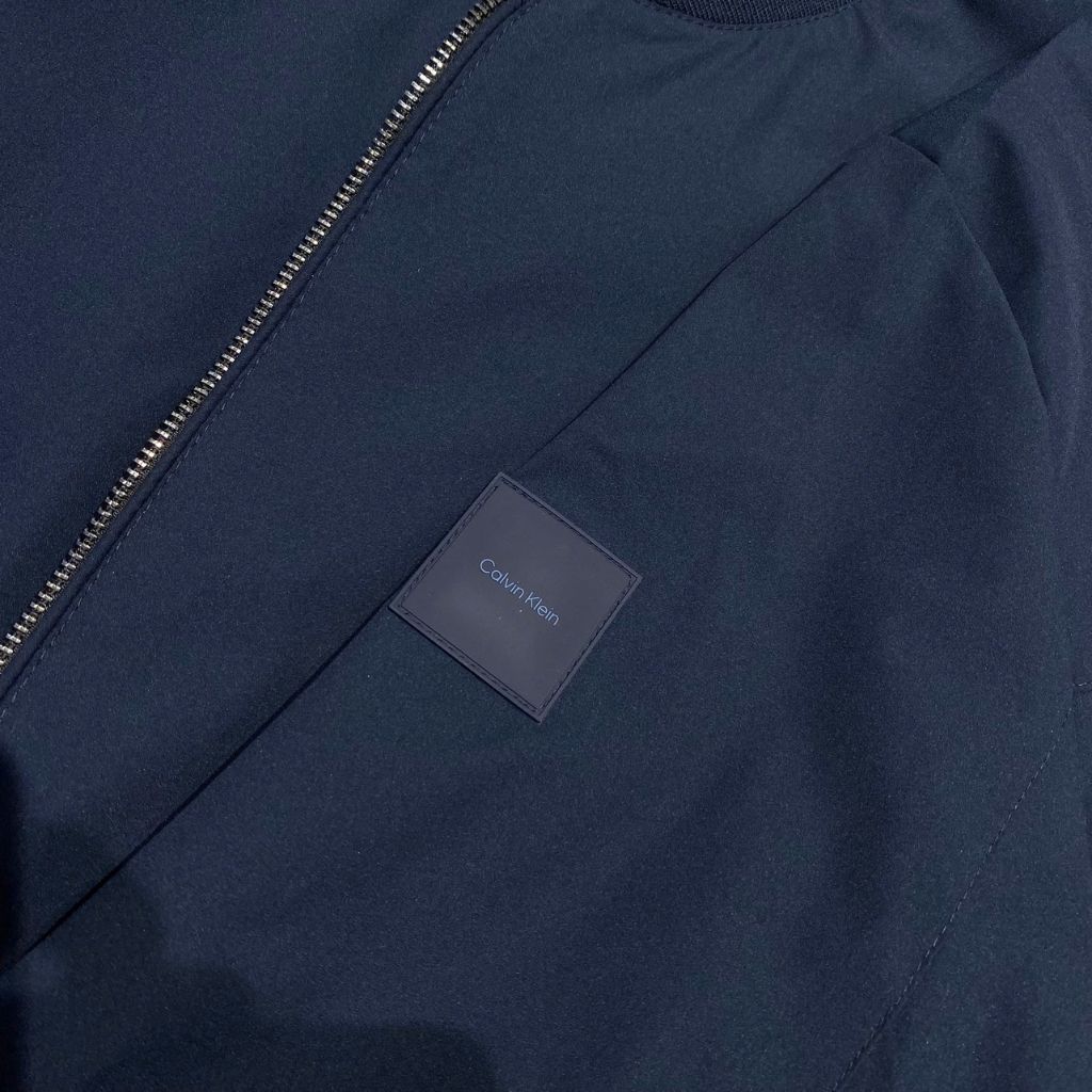 Áo Khoác Chính Hãng - Calvin Klein Men's Lightweight Bomber Jacket ‘Navy’ - C24037AZ-NAY