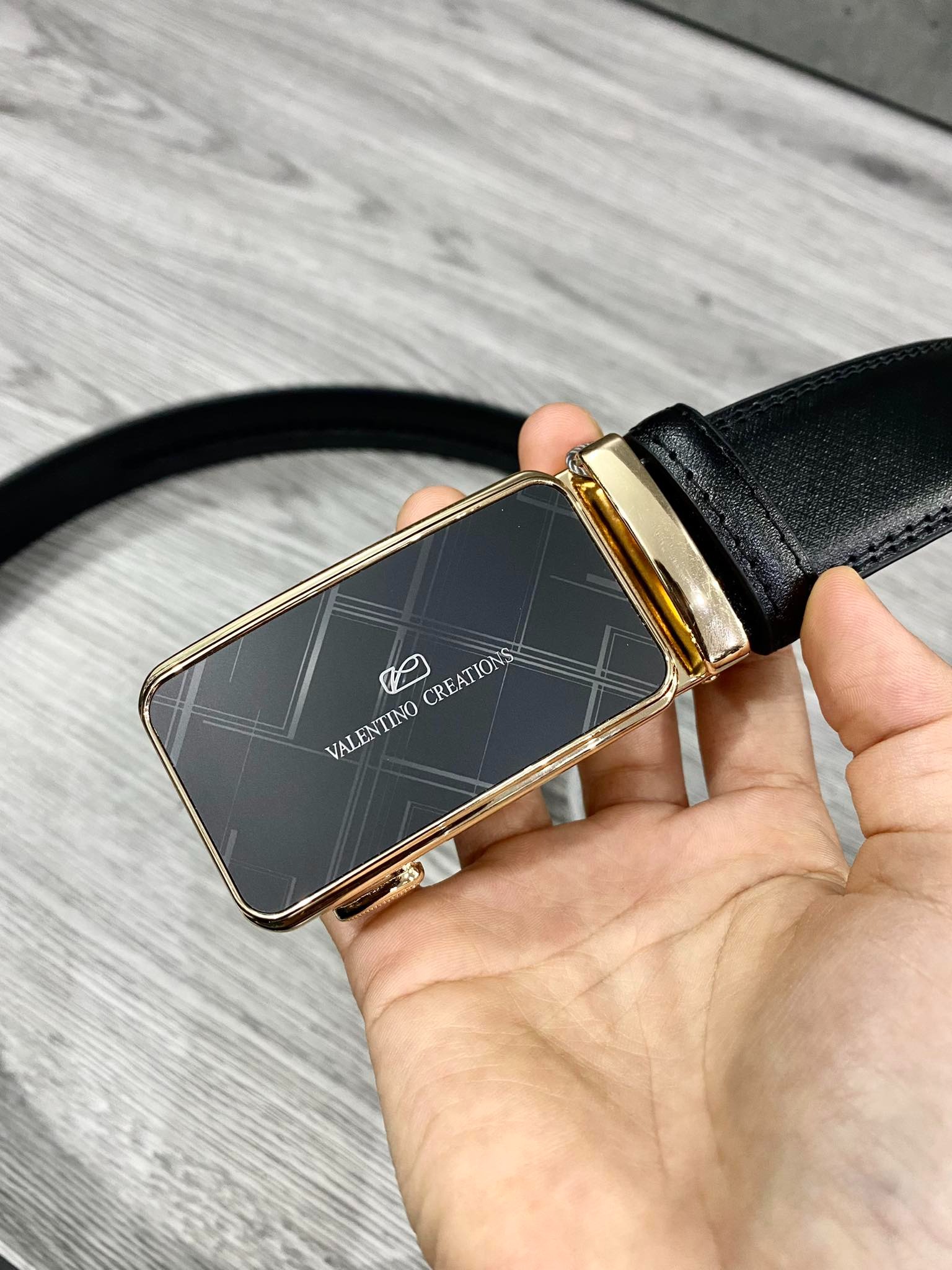 Phụ Kiện Chính Hãng - Thắt Lưng Valentino Creations LPS Traveller 'Black' - VCAB0723-1997124