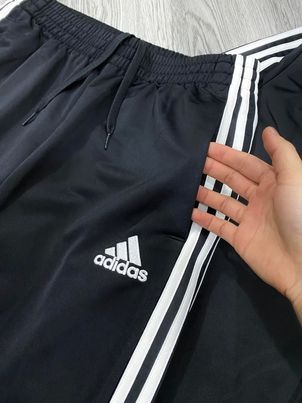 Bộ Thể Thao Chính Hãng - Adidas  Striped Tracksuit 'Black' -  GK9651