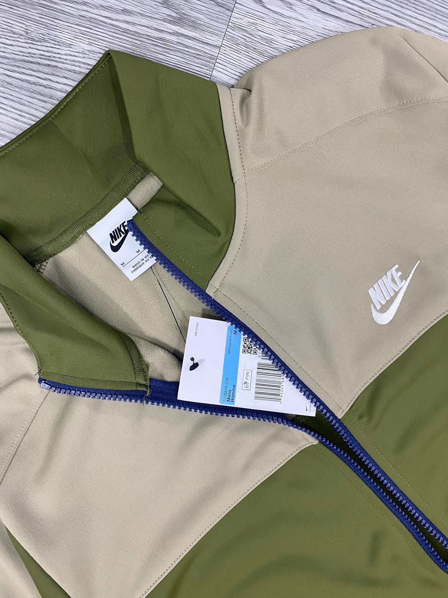 Bộ Thể Thao Chính Hãng - Nike Tracksuit Essentials Knit Olive - DM6843-326