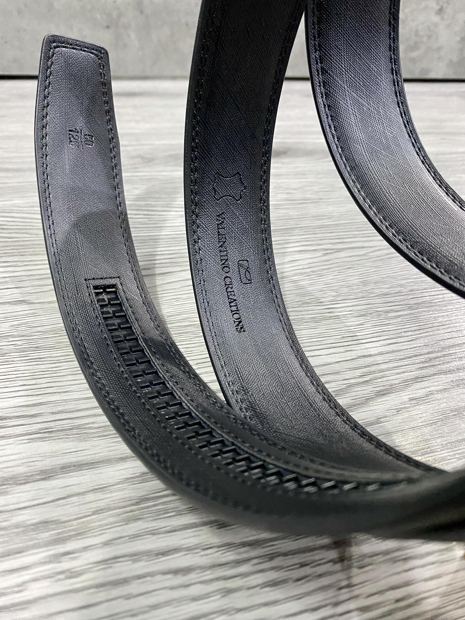 Phụ Kiện Chính Hãng - Thắt Lưng Valentino Creations LPS Traveller 'Black' - VCAB1022 - 1490037
