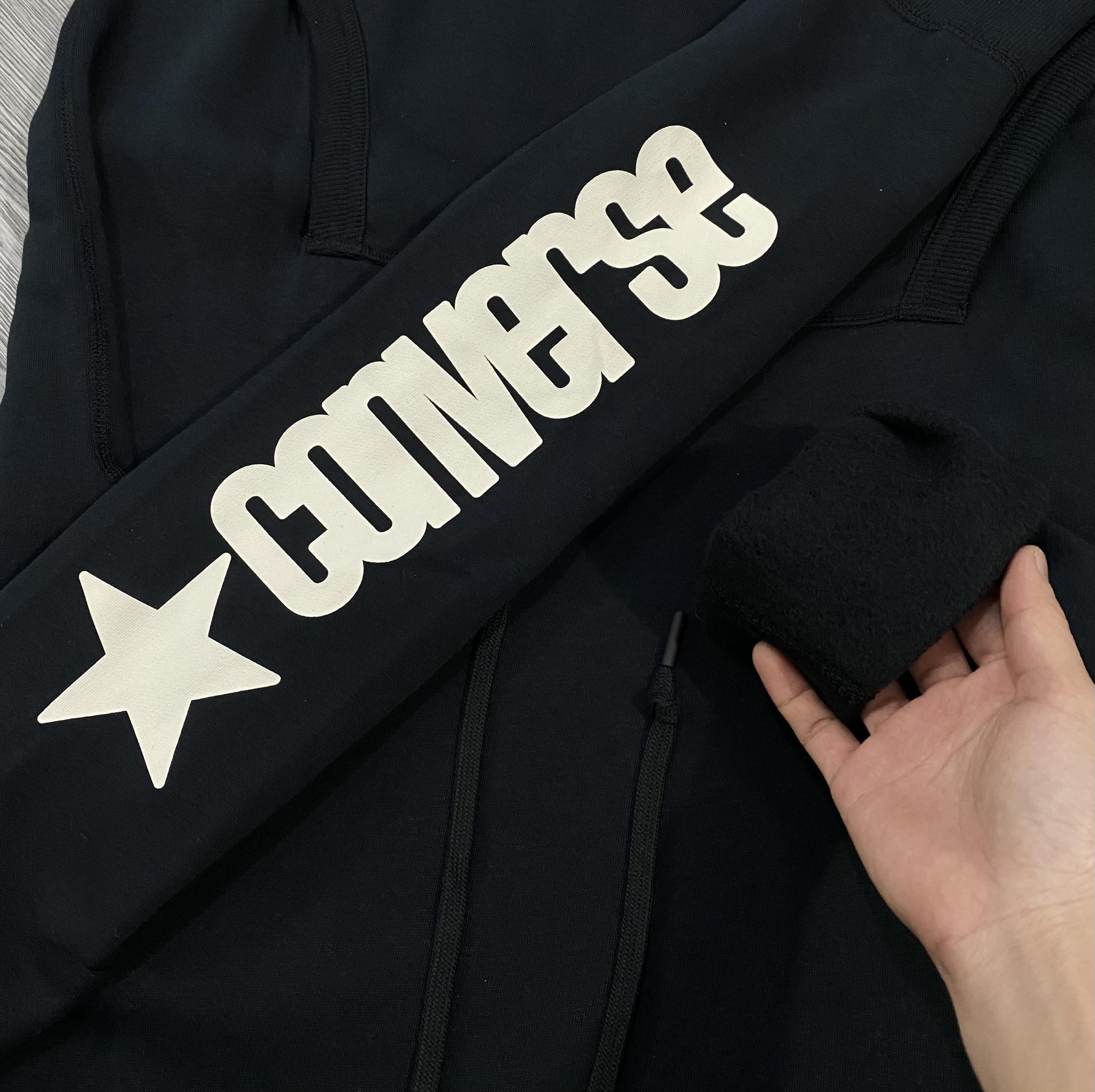 ÁO HOODIE CHÍNH HÃNG - Converse Hoodie - 10019969-A01