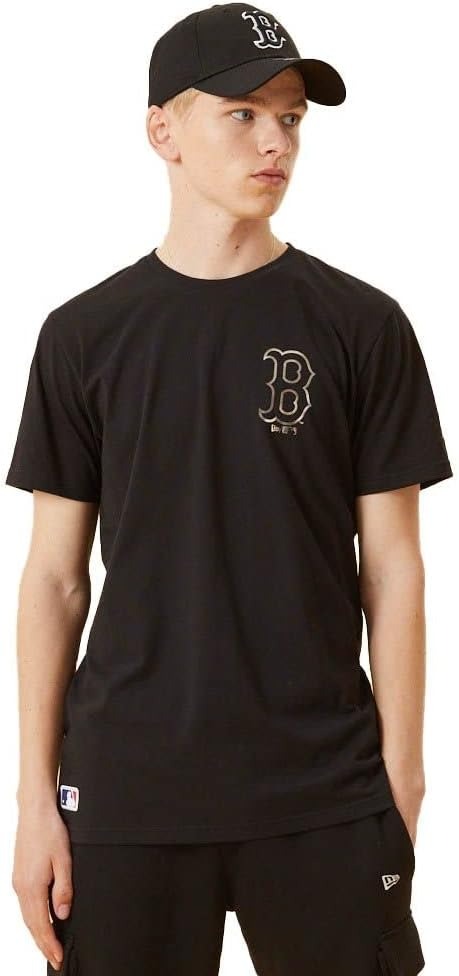 Áo Tshirts Chính Hãng - Áo New Era x MLB Boston Red Sox T-Shirt In Black - 13099368