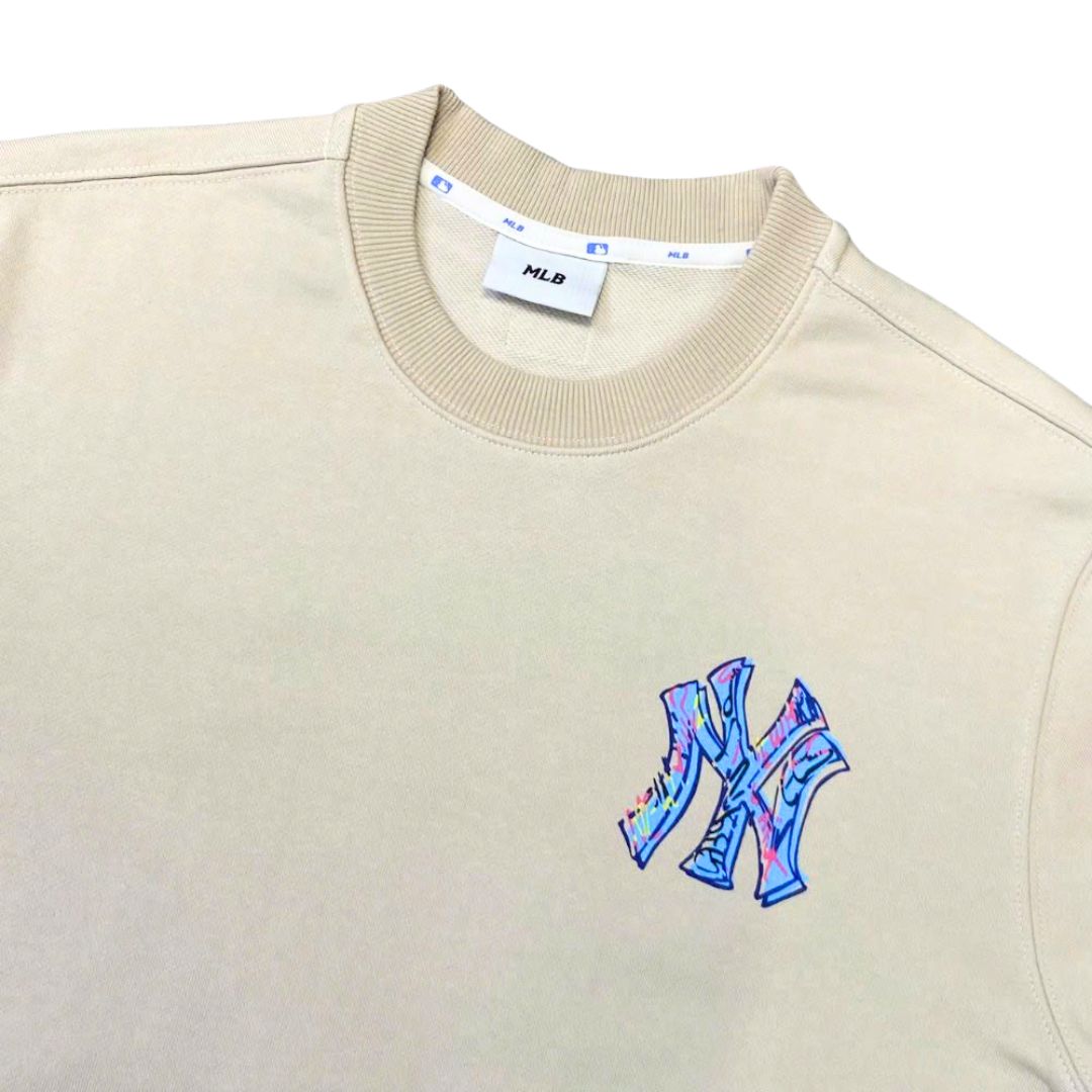 Áo Sweater Chính Hãng - Áo MLB New York Logo 'Be' - 13962838