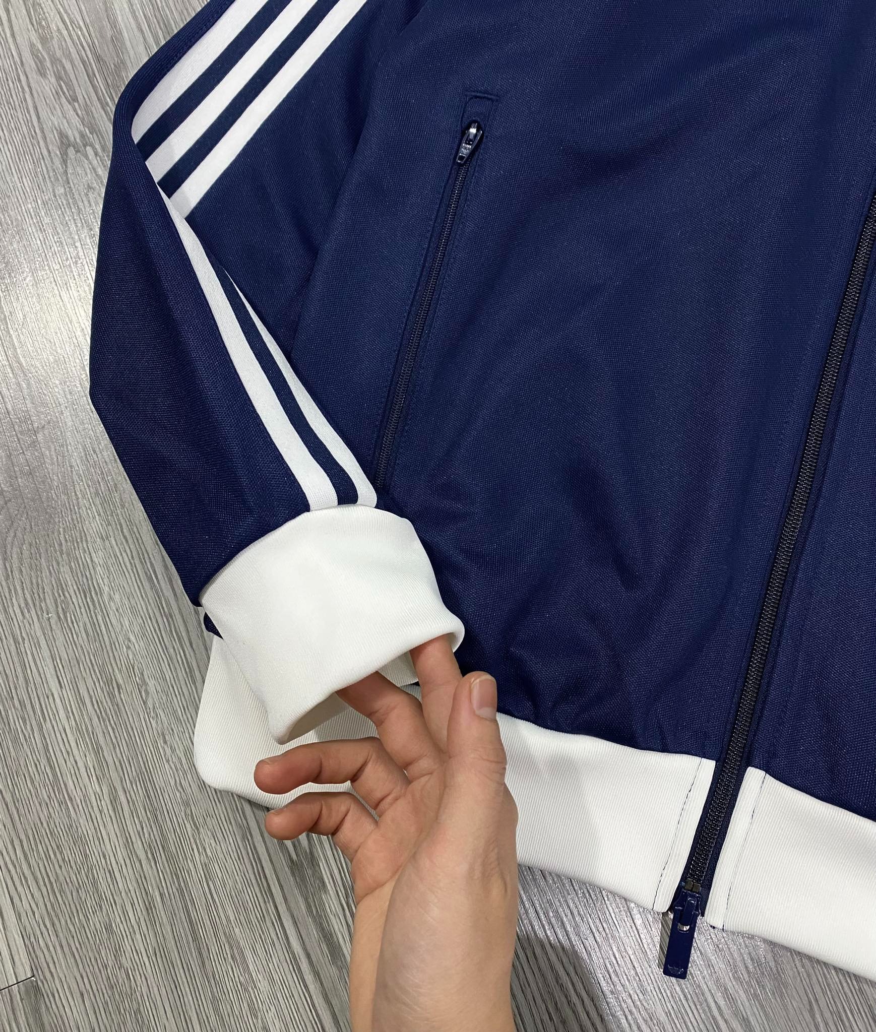 Áo Khoác Chính Hãng - Adidas Adicolor Classic Beckenbauer 'Navy' - IP0418