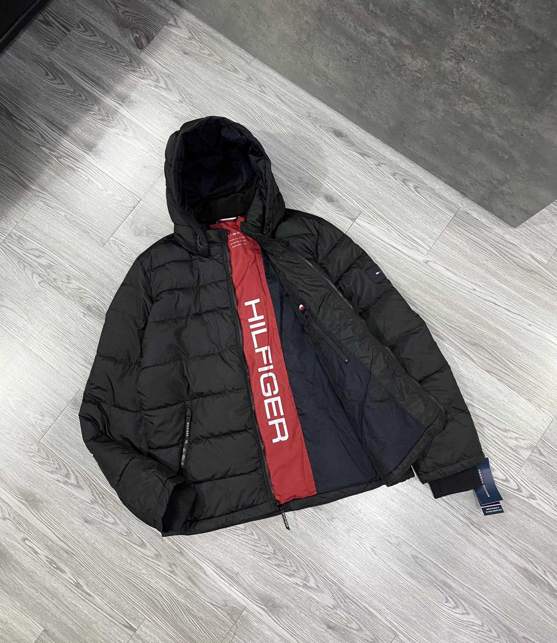 Áo Khoác Phao Chính Hãng - Áo Phao Tommy Hilfiger ''Black'' - 158AN508-010