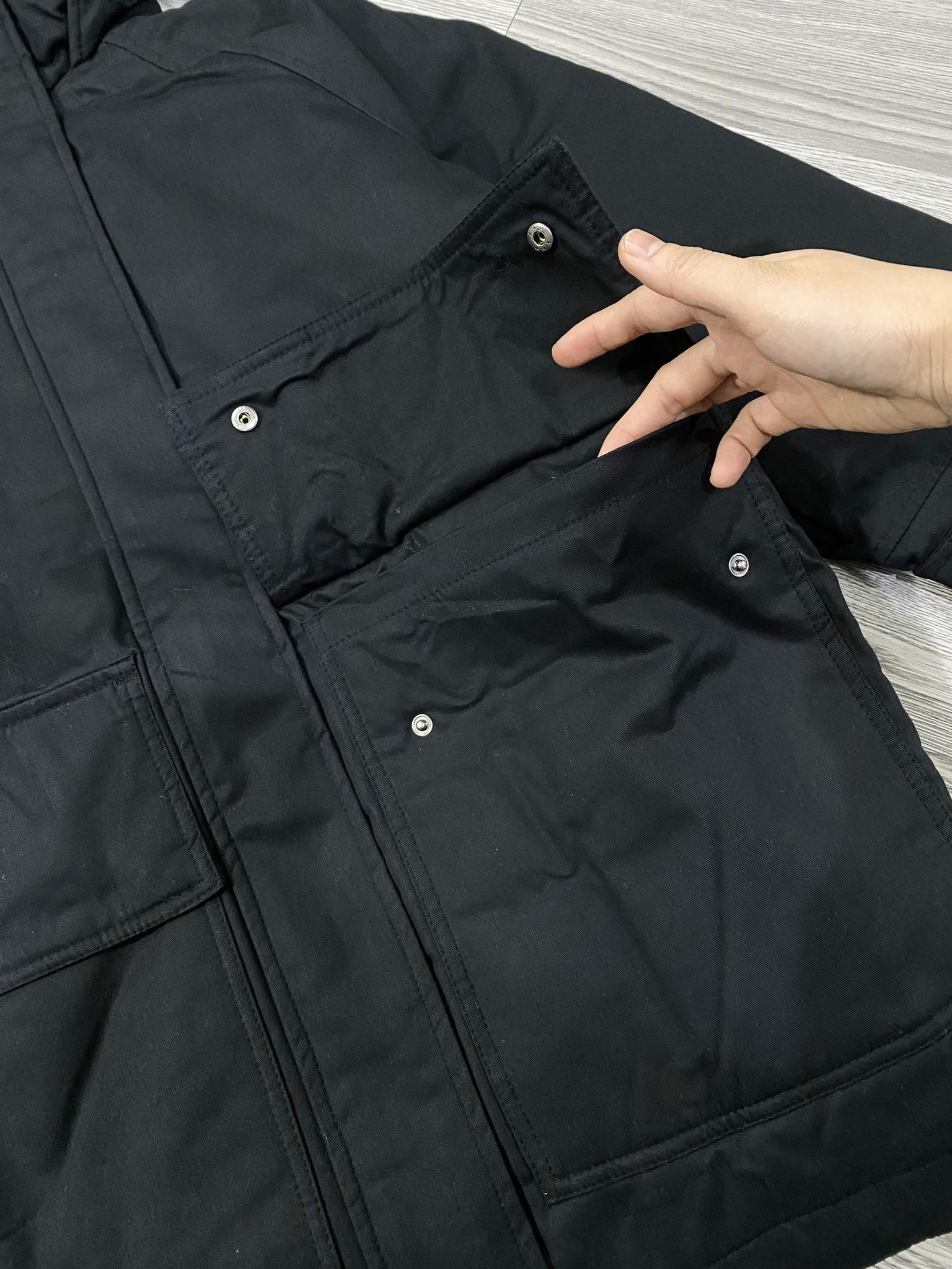 Áo Khoác Chính Hãng - Parka Zara 'Black' - 0518/240