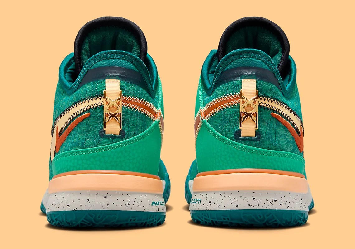 Giày Bóng Rổ Chính Hãng - Nike LeBron NXXT Gen Geode Teal Orange - DR8784-301
