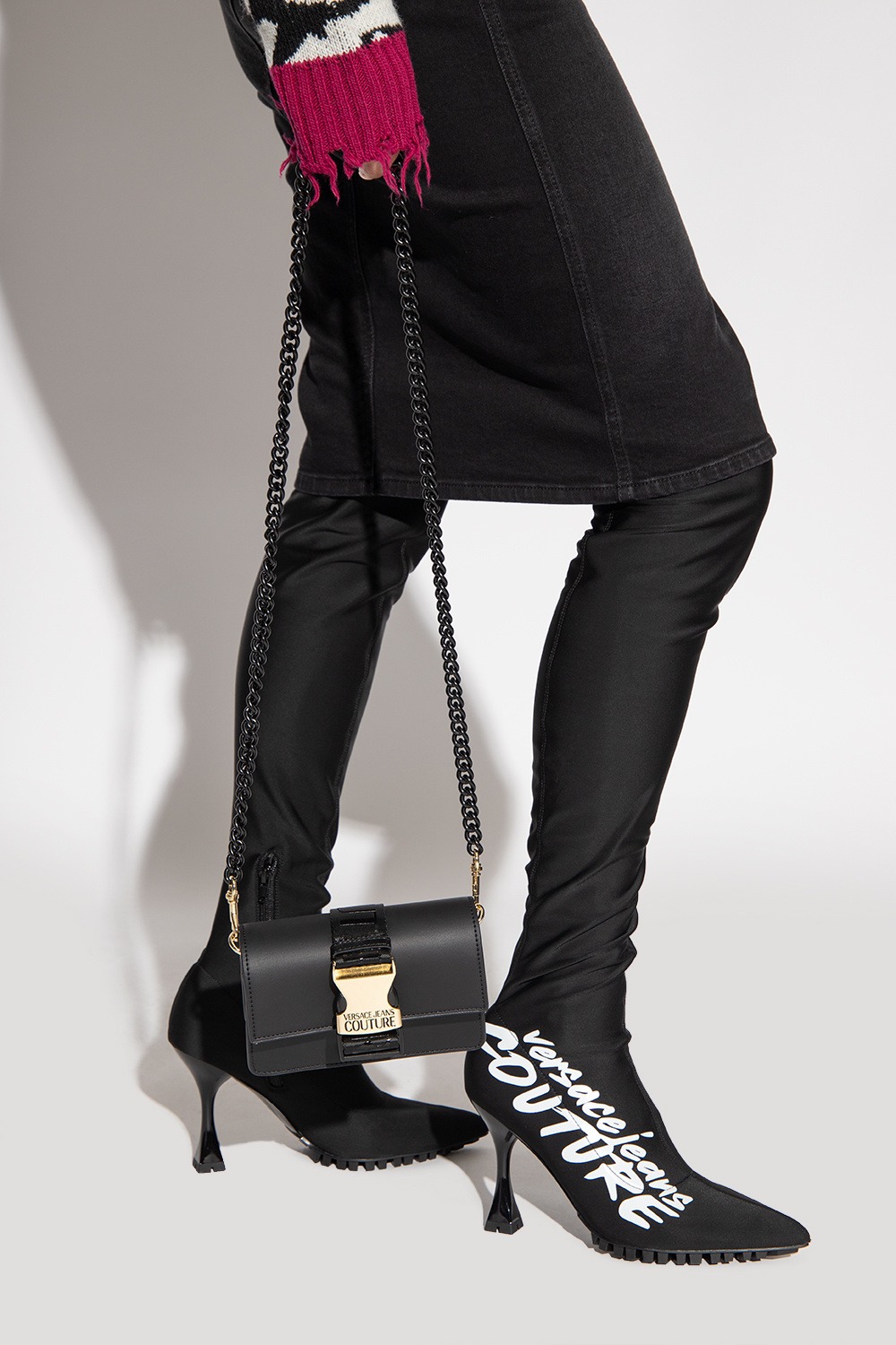 PHỤ KIỆN CHÍNH HÃNG - Túi Nữ Versace JeansCouture Crossbody Bag Women - 73VA4BS2-ZS493
