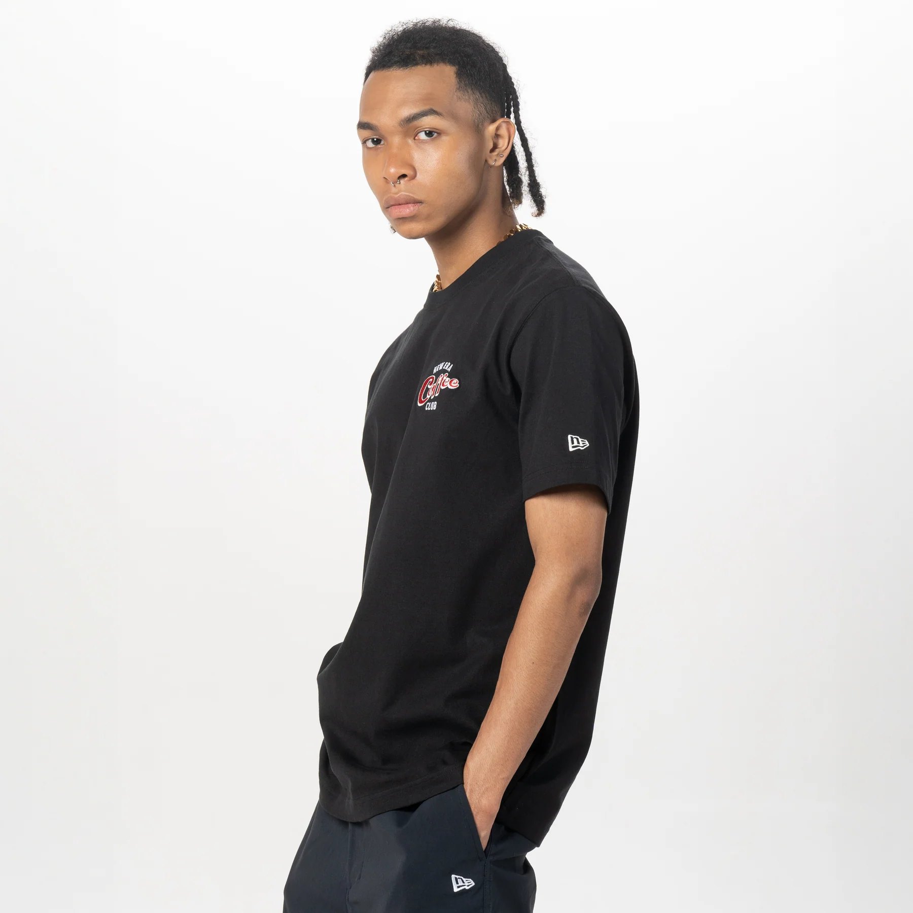 Áo Thể Thao Hè -  NEW ERA MORNING CLUB-COFFEE BLACK SHORT SLEEVE T-SHIRT  - 13774238