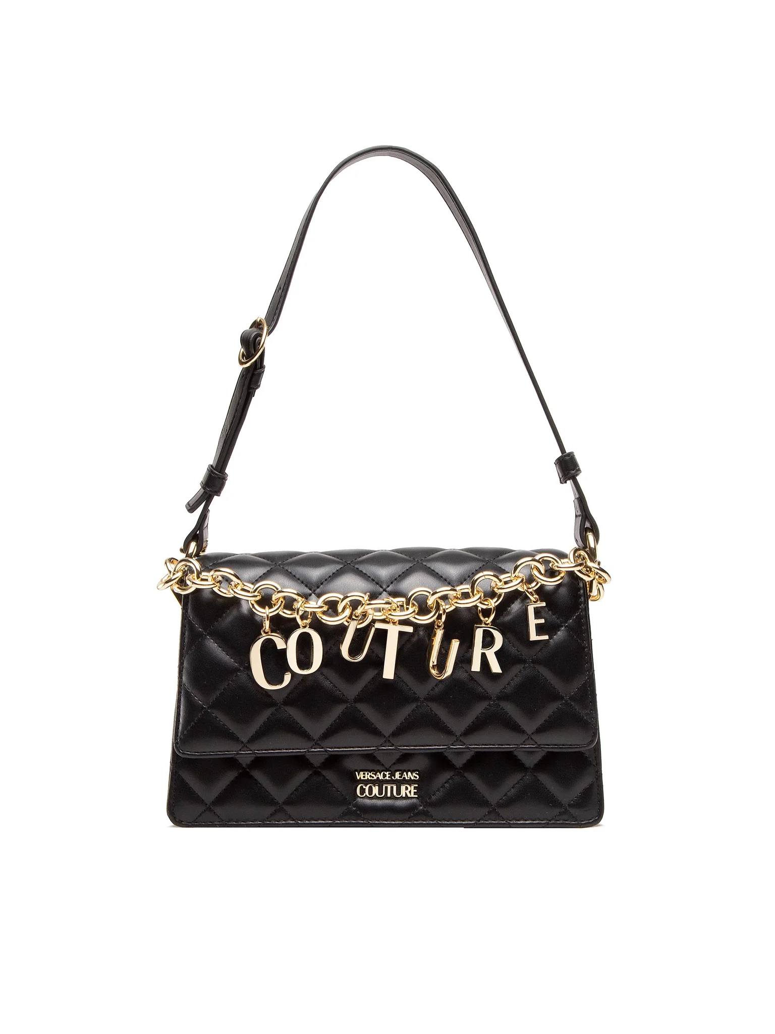 PHỤ KIỆN CHÍNH HÃNG - Túi Nữ Versace Jeans Couture BLACK Quilted shoulder bag - 73va4bc4-zs409899