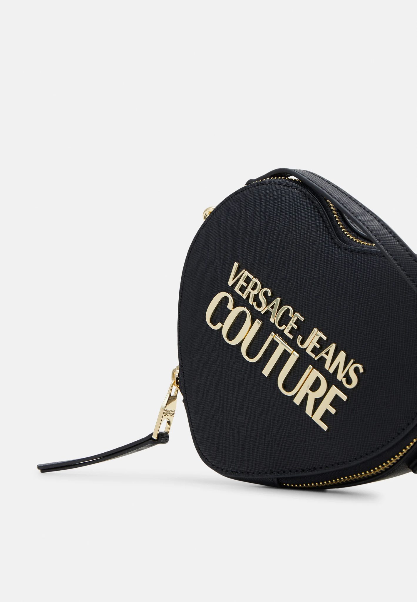 PHỤ KIỆN CHÍNH HÃNG - Túi Nữ Versace Handbag Jeans Couture Heart 'Black' - 74VA4BL6-ZS467899